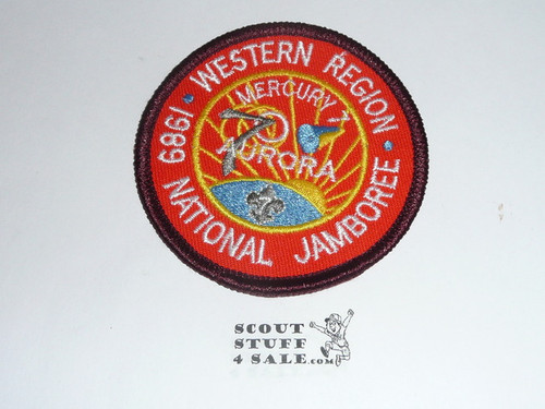 1989 National Jamboree Western Region Subcamp 7 Patch