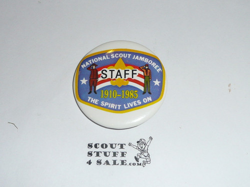 1985 National Jamboree Staff Button