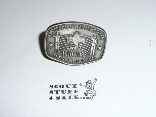 1985 National Jamboree Pewter Neckerchief Slide