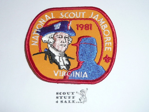 1981 National Jamboree PROTOTYPE Patch, Twill