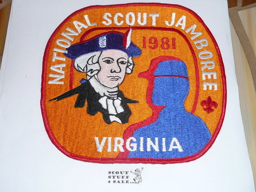 1981 National Jamboree HUGE Jacket Patch