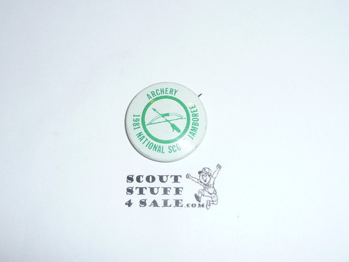 1981 National Jamboree "Archery" Button
