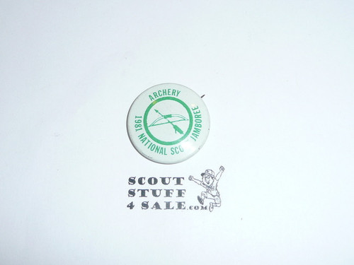 1981 National Jamboree "Archery" Button