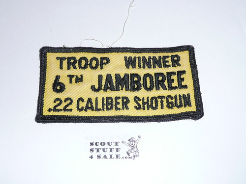 1964 National Jamboree Shotgun Troop Winner Patch, Used