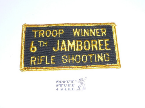 1964 National Jamboree Rifle Shooting Troop Winner Patch