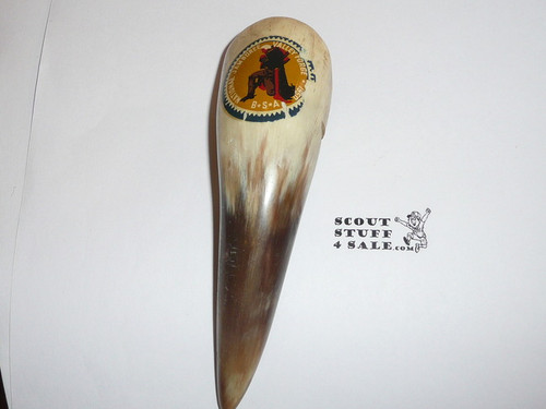 1950 National Jamboree Animal Horn with logo on it