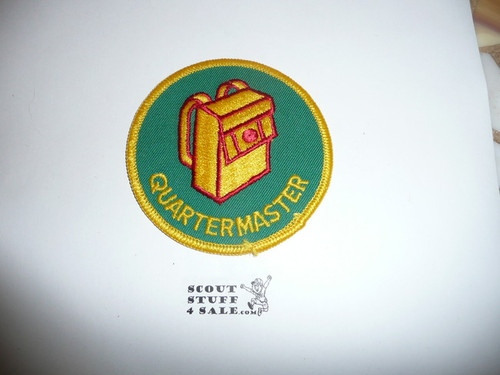 Quartermaster Patch - 1972 - 1989 - (Q6), sewn