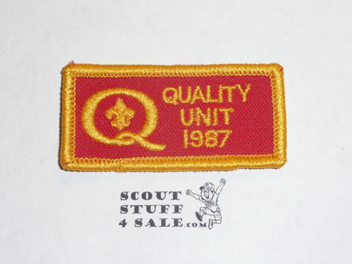 Quality Unit Patch, 1987