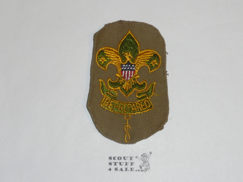 Assistant Scoutmaster Patch (ASM2), 1920-1937, sewn with material folded under