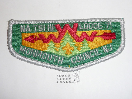 Order of the Arrow Lodge #71 Na Tsi Hi s7 Flap Patch