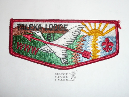 Order of the Arrow Lodge #81 Taleka s11 Flap Patch
