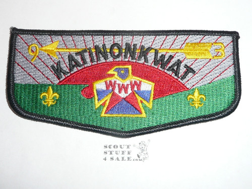Order of the Arrow Lodge #93 Katinonkwat s4 Flap Patch - Boy Scout