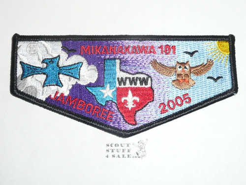 Order of the Arrow Lodge #101 Mikanakawa s30 2005 NJ Flap Patch