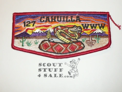 Order of the Arrow Lodge #127 Cahuilla s14 Flap Patch