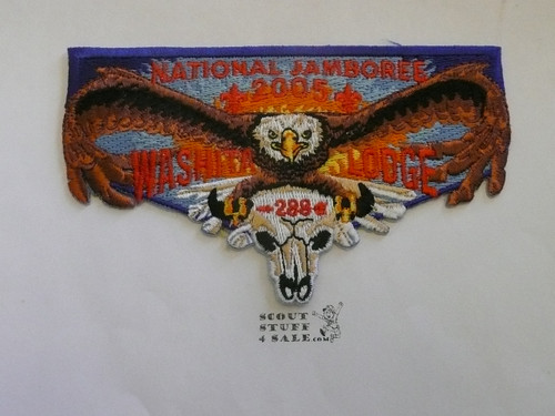 Order of the Arrow Lodge #288 Washita s44 2005 NJ Flap Patch