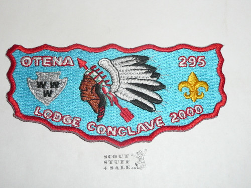 Order of the Arrow Lodge #295 Otena er2000-1 Flap Patch