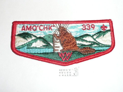 Order of the Arrow Lodge #339 Amo'chk s4 Flap Patch