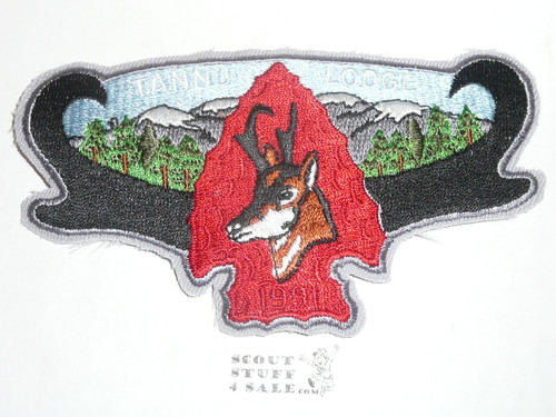Order of the Arrow Lodge #346 Tannu s35 Flap Patch