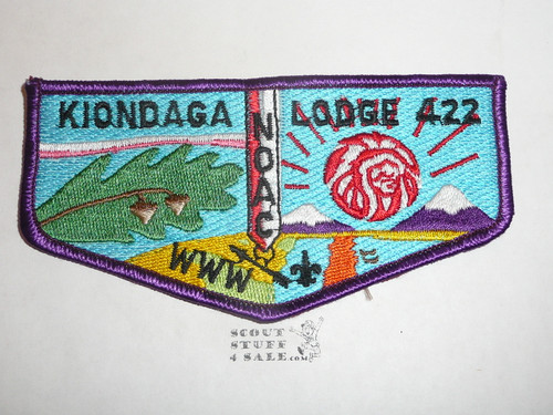 Order of the Arrow Lodge #422 Kiondaga s26 NOAC Flap Patch - Boy Scout