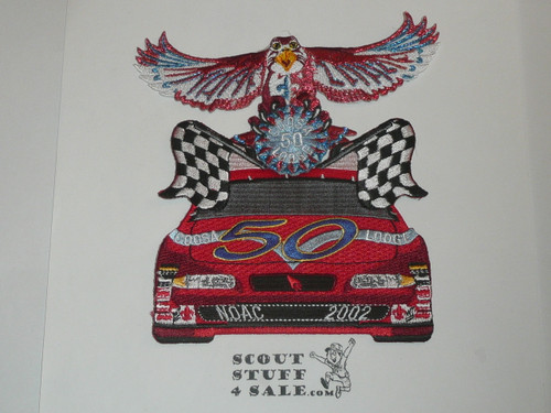 Order of the Arrow Lodge #50 Coosa 2002 NOAC 2 piece Flap Patch Set