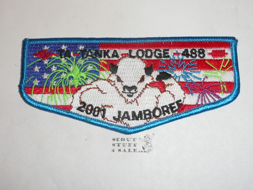 Order of the Arrow Lodge #488 Ta Tanka s49 2001 NJ Flap Patch