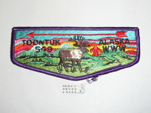 Order of the Arrow Lodge #549 Toontuk s2a Flap Patch