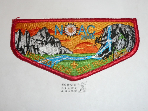 Order of the Arrow Lodge #561 Penateka 2006 NOAC Flap Patch