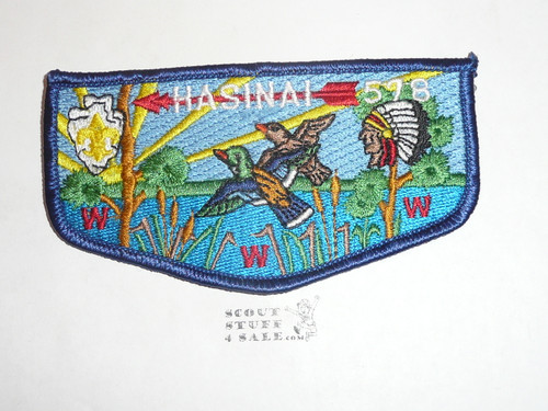 Order of the Arrow Lodge #578 Hasinai s11 Flap Patch