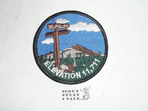 Philmont Scout Ranch, Mount Phillips Patch, dark blue sky