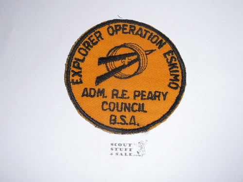 1957 Explorer Scout Operation Eskimo Patch, Admiral Perry Council