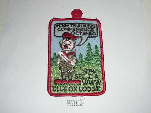1974 Order of the Arrow Section 2A Conference Patch