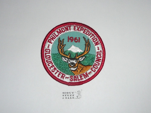 Philmont Scout Ranch 1961 Gloucester Salem Council Contingent patch