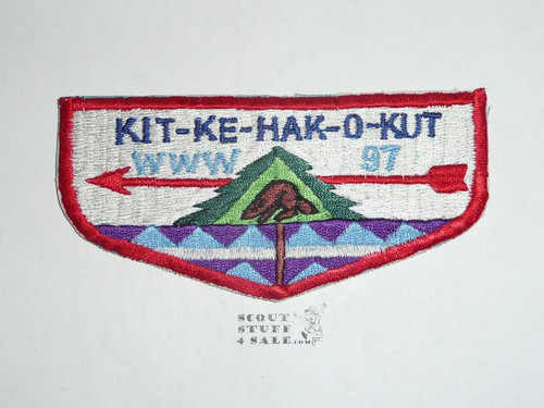 Order of the Arrow Lodge #97 Kit-Ke-Hat-O-Kut s3 Flap Patch