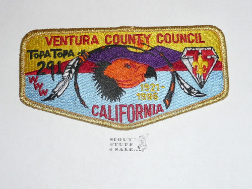 Order of the Arrow Lodge #291 Topa Topa s65 Flap Patch