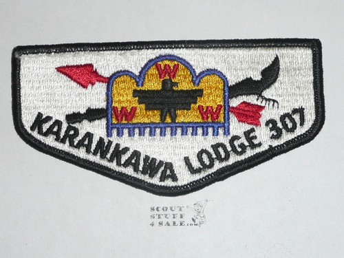 Order of the Arrow Lodge #307 Karankawa s26 Flap Patch