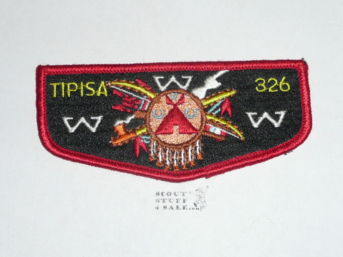 Order of the Arrow Lodge #326 Tipisa s4 Flap Patch