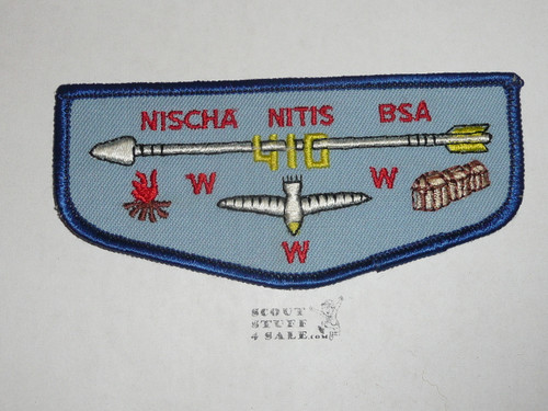 Order of the Arrow Lodge #410 Nischa Nitis f3 Flap Patch