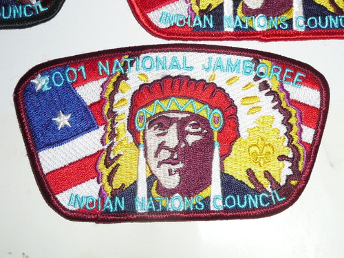 2001 National Jamboree JSP - Indian Nations Council, set of 10