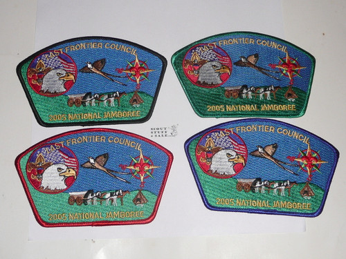 2005 National Jamboree JSP - Last Frontier Council, set of 4