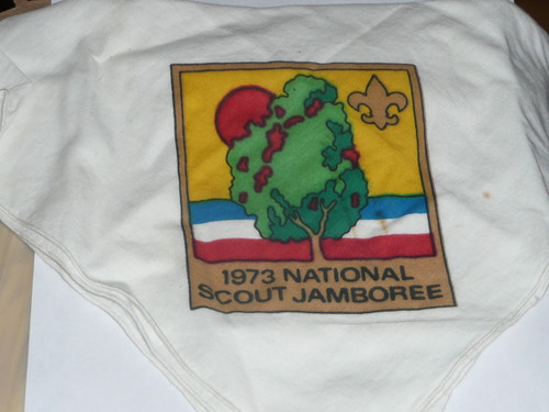 1973 National Jamboree Scarf / Kerchief, lite use