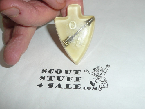Order of the Arrow 1960's Lucite OA Neckerchief Slide