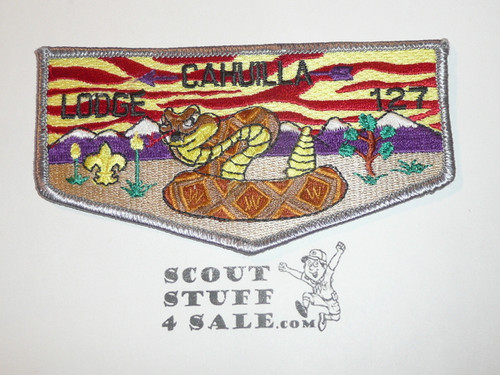 Order of the Arrow Lodge #127 Cahuilla s34 Flap Patch