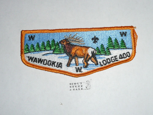 Order of the Arrow Lodge #400 Wawookia s3 Flap Patch