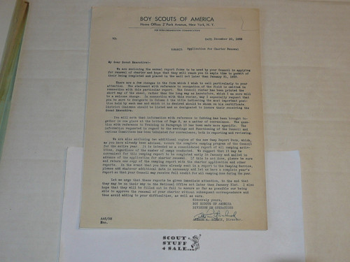 1938-39 3 Memo's from Arthur Schuck on Official Inter-office memo letterhead, edited by Schuck