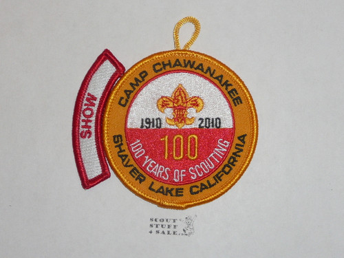 Camp Chawanakee SHOW Segment Patch ONLY, Sequoia Council, 2010