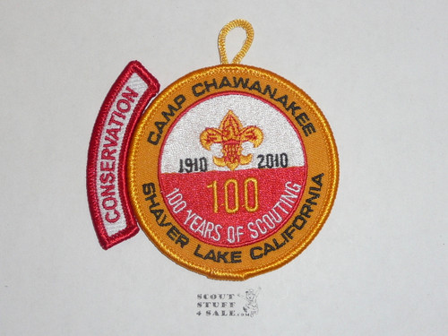 Camp Chawanakee CONSERVATION Segment Patch ONLY, Sequoia Council, 2010