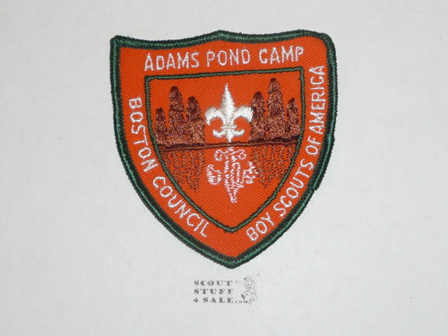 Adams Pond Camp Patch, Boston Council