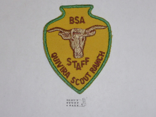 Quivira Scout Ranch STAFF Patch