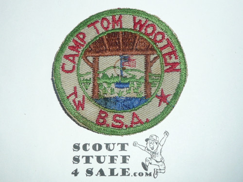 Camp Tom Wooten Patch, c/e twill