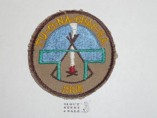 Tu-o-Na-Chas-Ka Camp Patch, 1956, lt use